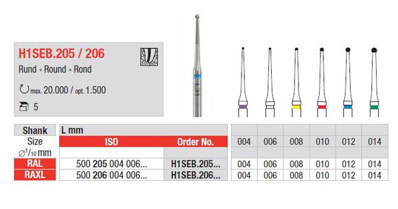Edenta endobur h1seb.205.010 ral rond