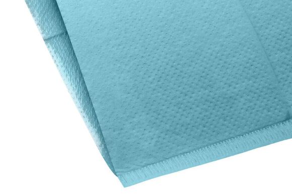 Hoofdsteunzakken gevouwen 25x33cm laguna blauw