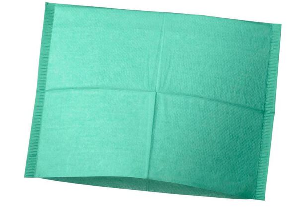 Hoofdsteunzakken gevouwen 25x33cm emerald groen