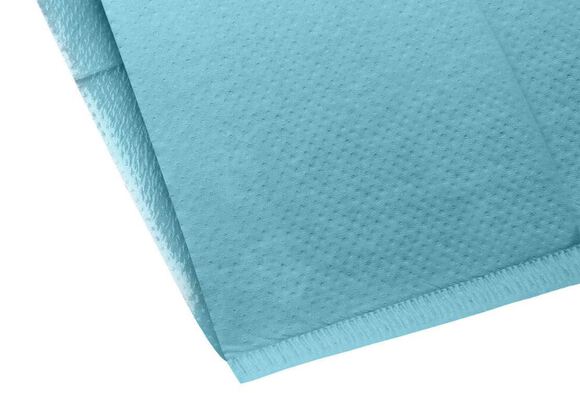 Hoofdsteunzakken gevouwen 25x25cm laguna blauw