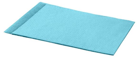 Hoofdsteunzakken gevouwen 25x25cm laguna blauw
