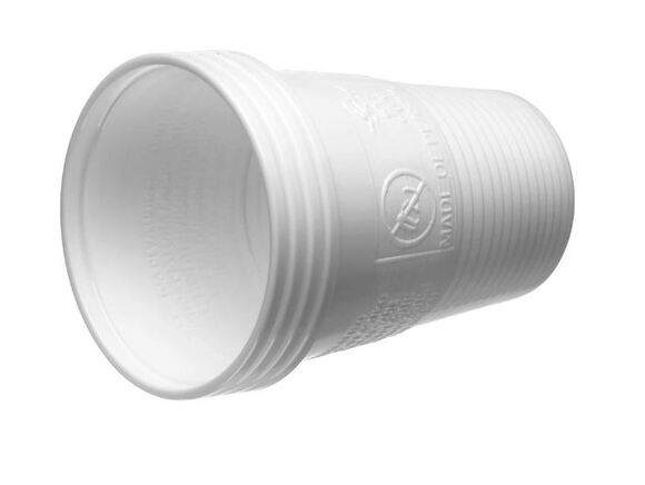 Akzenta top cups drinkbekers 200 ml wit