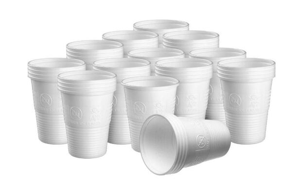 Akzenta top cups drinkbekers 200 ml wit