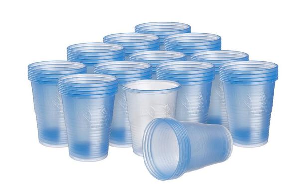 Akzenta top cups drinkbekers 200 ml aqua blue