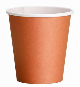 drinkbekers papier 200 ml hot orange