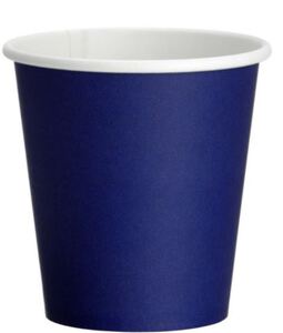 drinkbekers papier 200 ml magic blue