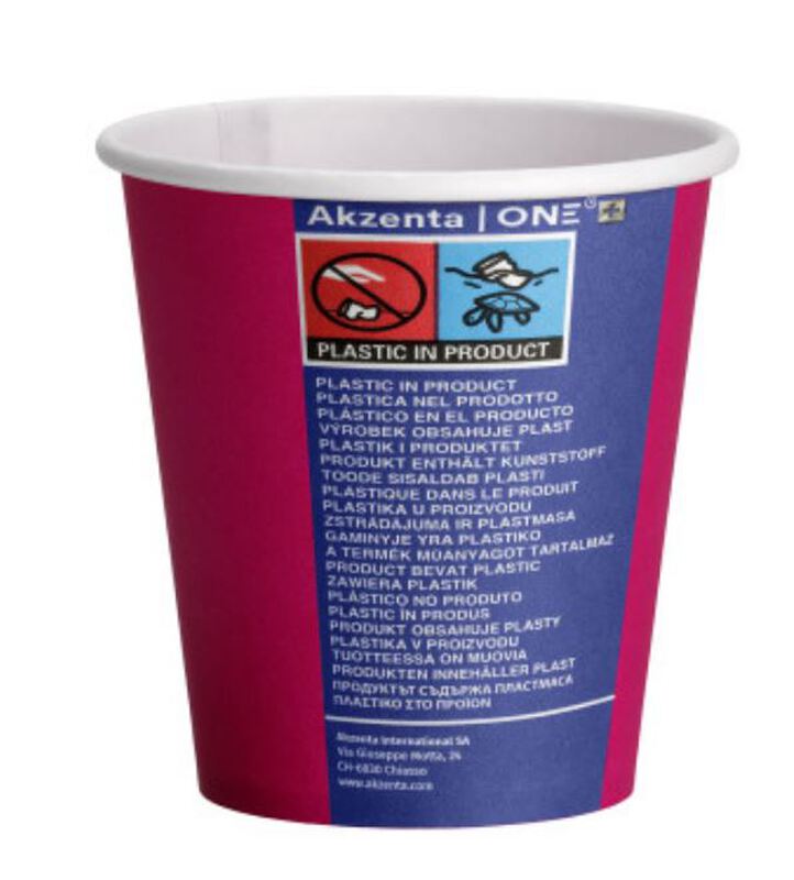 Drinkbekers papier 180 ml flam.fuchsia