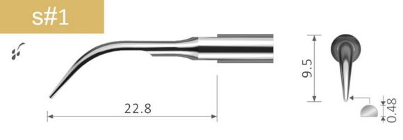 Scaler tip 1# voor satelec