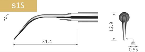 Scaler tip 1s voor satelec