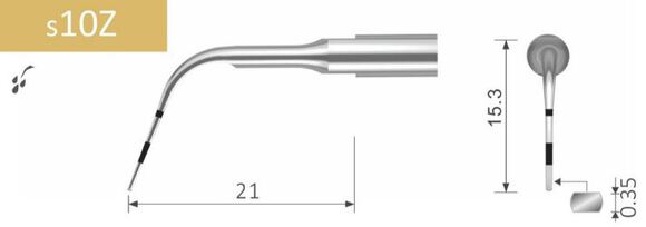 Scaler tip 10z voor satelec