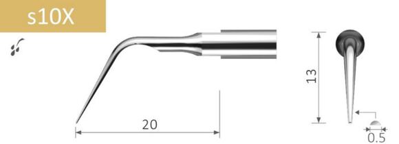 Scaler tip 10x voor satelec