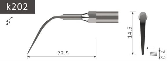 Scaler tip piezoled/piezosoft k202