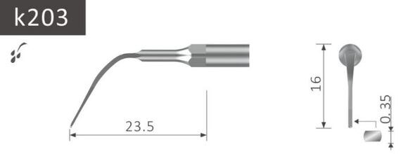 Scaler tip piezoled/piezosoft k203