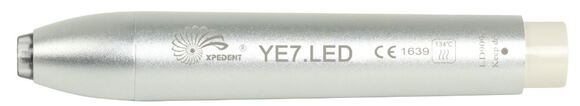 Silver metal handpiece met led