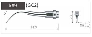 scaler tip piezolux/sonosoft k#9