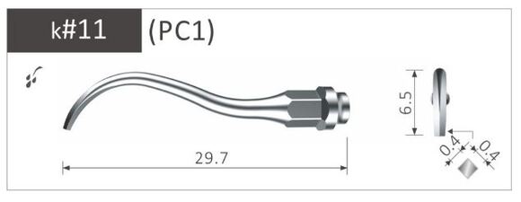 Scaler tip piezolux/sonosoft k#11 (pc1)