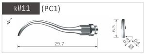 scaler tip piezolux/sonosoft k#11 (pc1)
