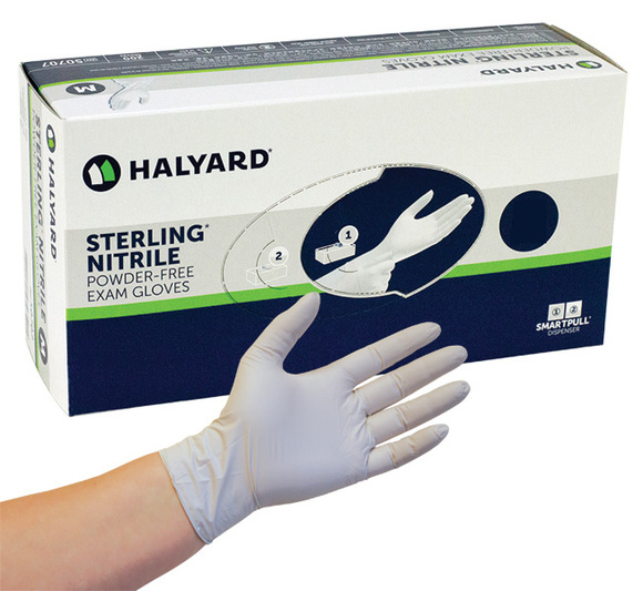 Sterling nitrile handschoenen pf medium