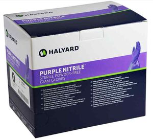 halyard purple nitrile steriele handschoenen s-6,5