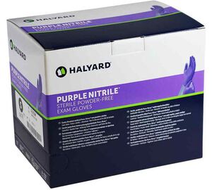 halyard purple nitrile steriele handschoenen m-7,5
