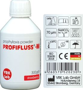 profifluss-m prophylaxis poeder 70mu / strawberry 300g