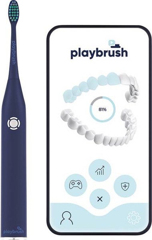 Playbrush smart one navy opzetborstels