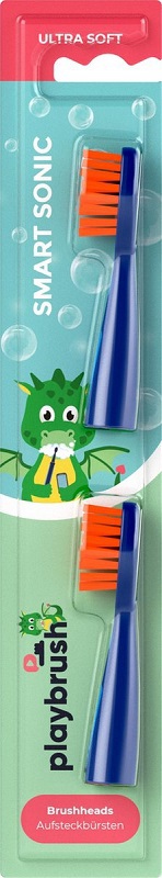 Playbrush smart sonic opzetborstels oranje