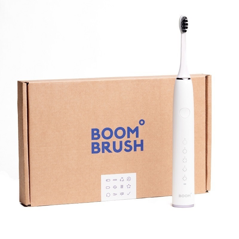 Boombrush sonische tandenborstel wit