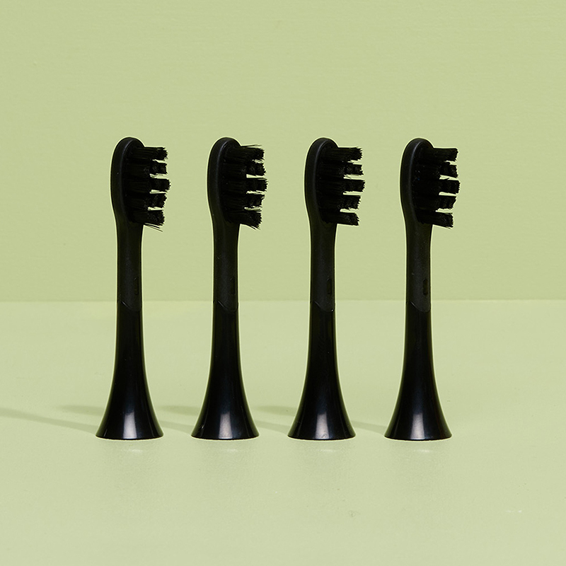 Boombrush sonische opzetborstels zwart (regular)
