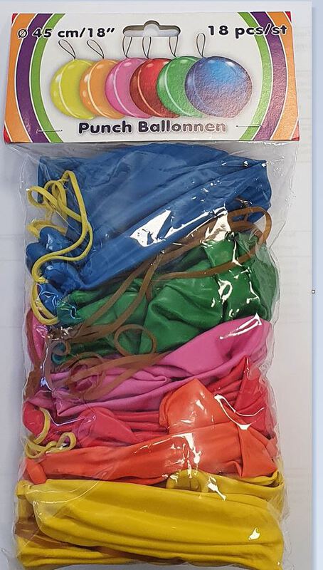 Speelgoed punch ballonnen met print 52cm