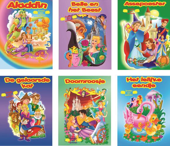 Speelgoed sprookjesboekjes assorted