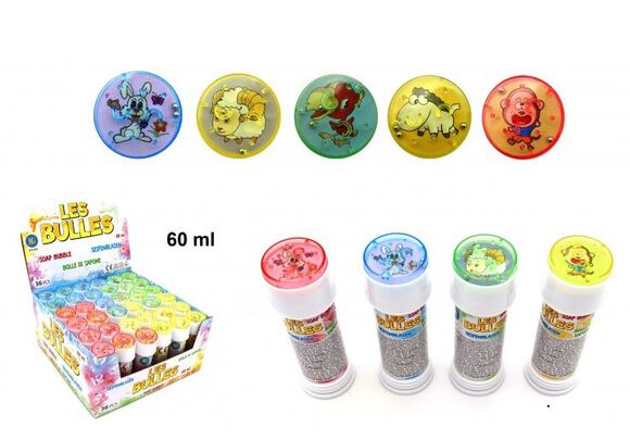 Speelgoed bellenblaas 60ml met geduldspel ass.