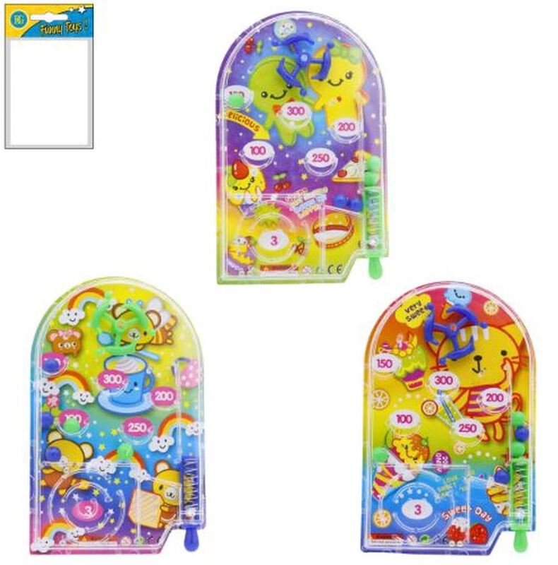 Speelgoed flipperkast teasing game 11x7cm ass.