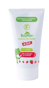 biomin f tandpasta kids met fluoride / aardbei